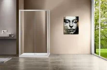 Vincea Душевое ограждение Garda 90х110 см, прозрачное, хром VSR-1G9011CL