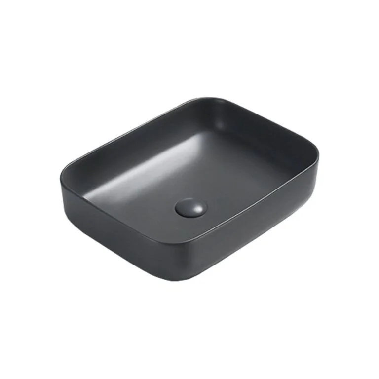 Приобрести vincea раковина накладная 50х39 см, антрацит матовая vbs-105ma