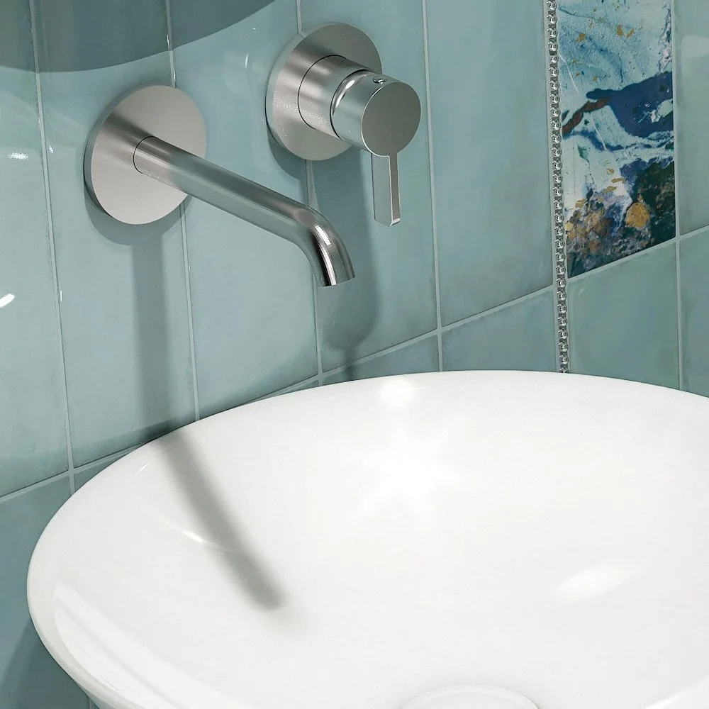 Приобрести kerama marazzi смеситель для раковины linea настенный, хром 71028ekm.21.018
