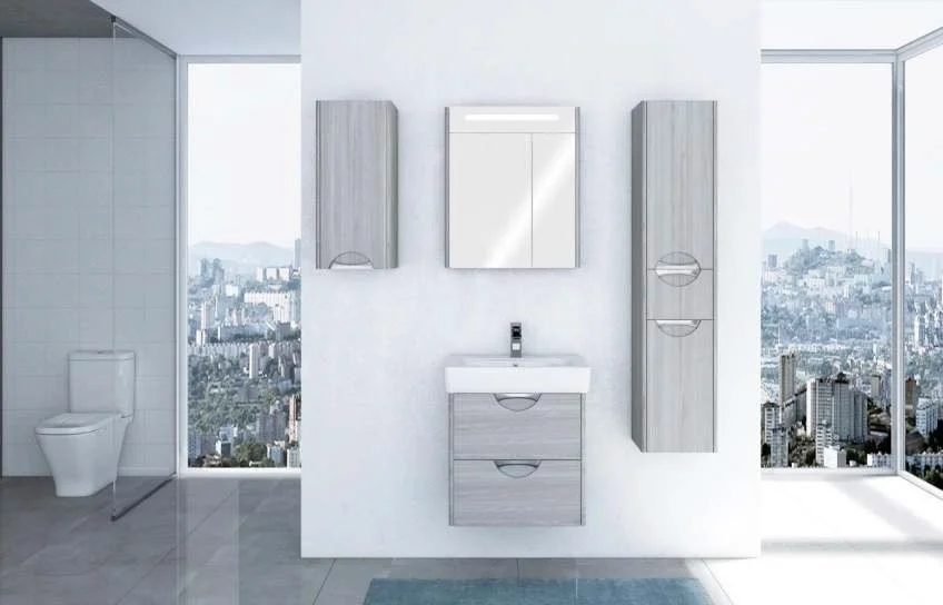 Приобрести пенал подвесной акватон сильва, левый, дуб фьорд