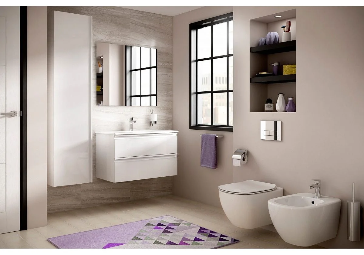 Приобрести унитаз подвесной безободковый ideal standard tesi aquablade t007901 с крышкой микролифт
