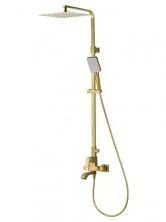 Душевая система WONZON & WOGHAND FLEX, Брашированное золото (WW-88047072-BG)