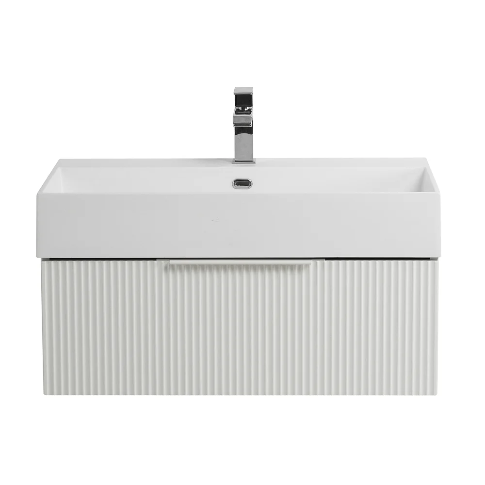 Приобрести cezares тумба подвесная с раковиной premium 70 см plisse bianco opaco, белая 55416