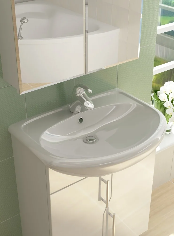 Приобрести vigo зеркало-шкаф grand 60 см, белое zsh.gra.60