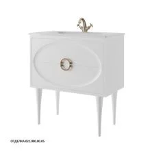 Caprigo Тумба с раковиной MILANO 85 см, белая, эмаль 14312 5