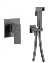 Смеситель с гигиеническим душем, встраиваемый ViEiR Cielo, графит/Gun Metal V393553G