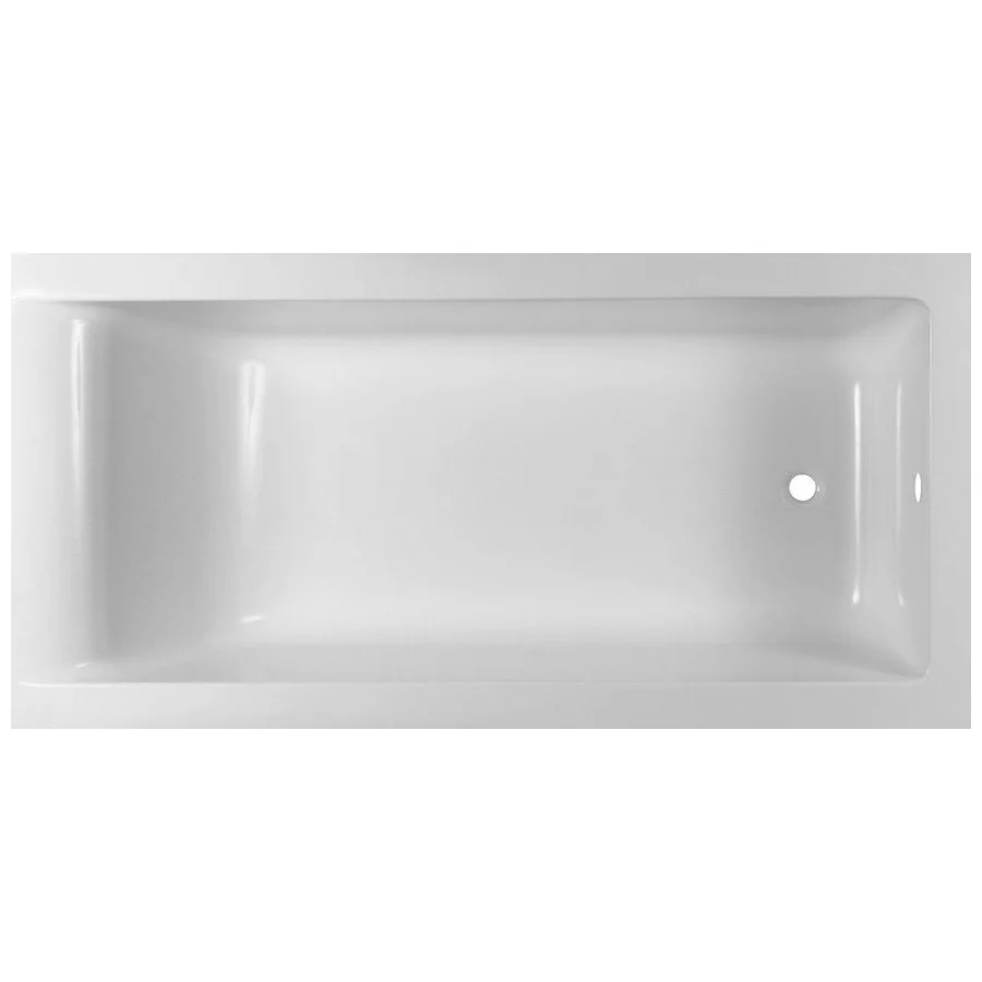 Приобрести aquanet ванна из искусственного камня bright stone 180х80 см, белая