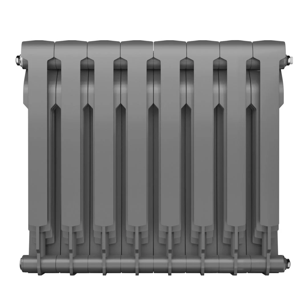 Приобрести royal thermo радиатор биметаллический biliner 500 /silver satin ( серебристый ) - 8 секц.