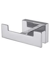 Двойной крючок для ванной WONZON & WOGHAND FLAT, Хром (WW-9725)