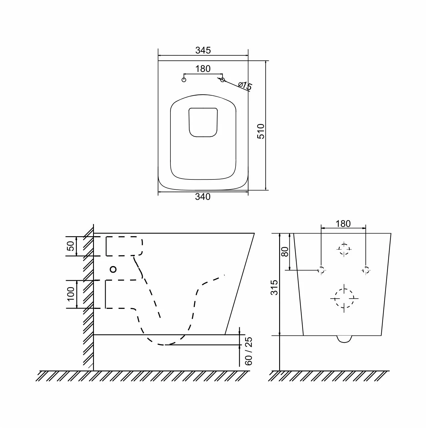 Приобрести sole унитаз подвесной cube 2 grey, безободковый с сиденьем дюропласт, микролифт, серый ут000085188