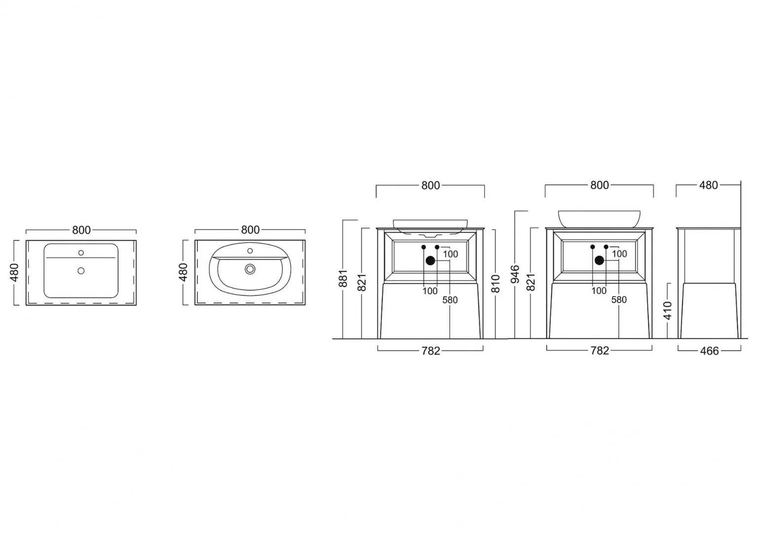 Приобрести тумба напольная со столешницей kerama marazzi plaza classic 80 см pl.c.80.1+1\wht, белый
