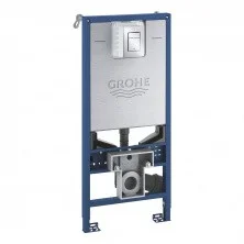 Grohe Инсталляция для унитаза Rapid SLX 3 в 1 с клавишей смыва Skate Cosmopolitan, хром 39603000