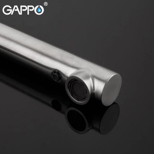 Приобрести gappo смеситель для кухни g4399-4 с фильтром и высоким изливом, сатин 35963