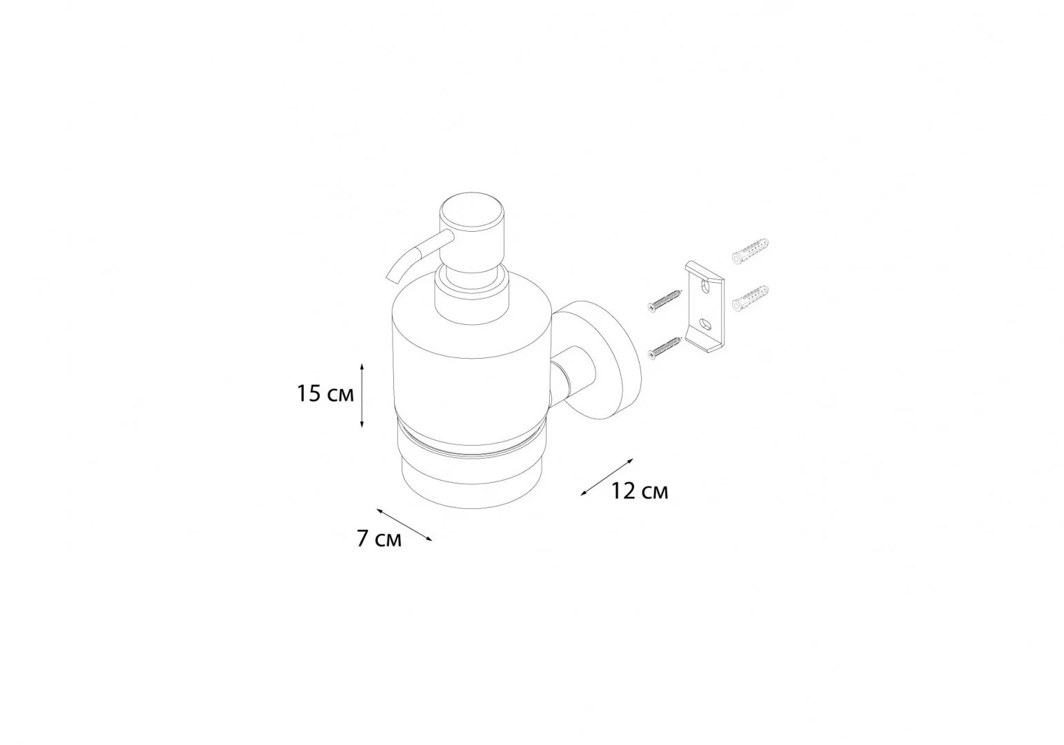 Приобрести fx-51512 modern дозатор для жидкого мыла