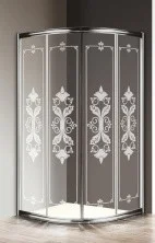 CEZARES Душевое ограждение GIUBILEO 80х80см GIUBILEO-R-2-80-SCORREVOLE-CP-Cr