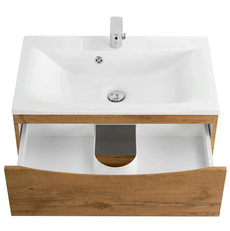 Приобрести тумба подвесная с раковиной belbagno marino-750-2c-so-rn-p 75 см, rovere nature