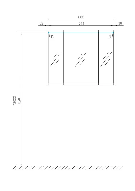Приобрести акватон зеркало-шкаф нортон 100 1a249302nt010