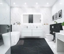 Cezares Тумба подвесная с раковиной на две чаши BELLAGIO 140 см Bianco Opaco, белая 54714