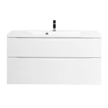 BelBagno Тумба с раковиной MARINO-H60 100 см, подвесная Bianco Lucido, белая раковина