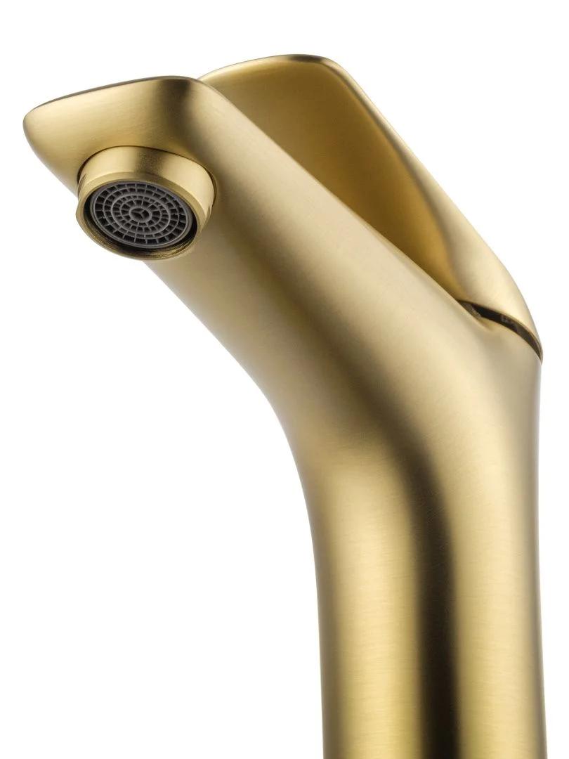 Приобрести смеситель для раковины wonzon & woghand elbe, брашированное золото (ww-a41222-bg)