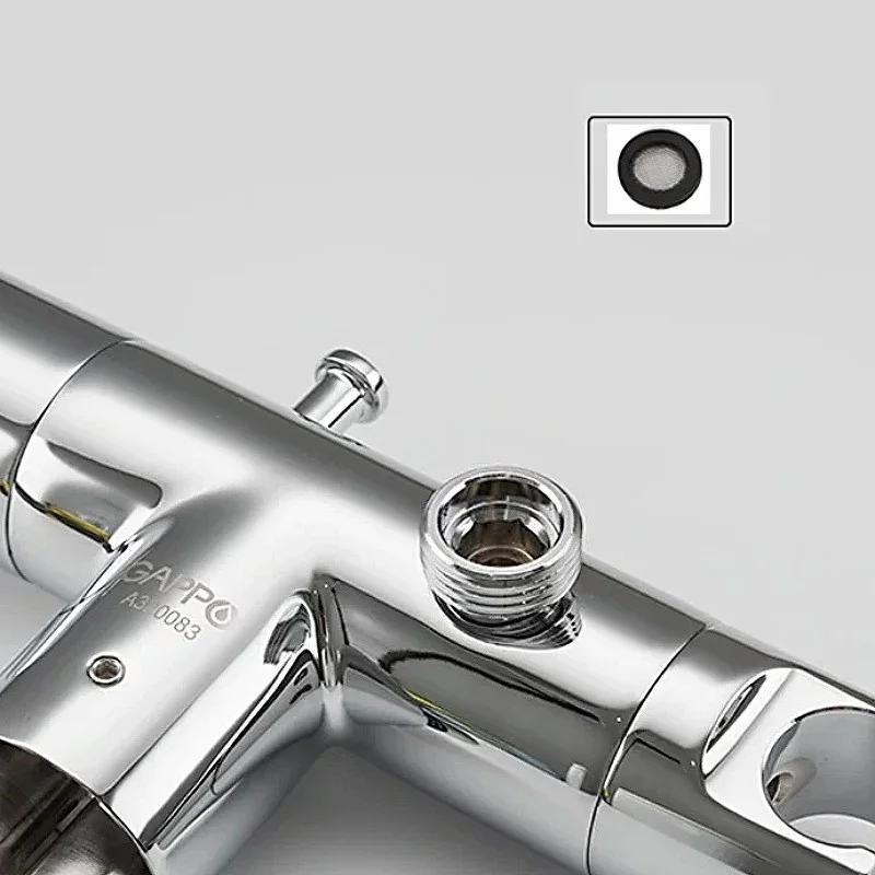 Приобрести gappo смеситель с гигиеническим душем g7290 с термостатом, хром 30097