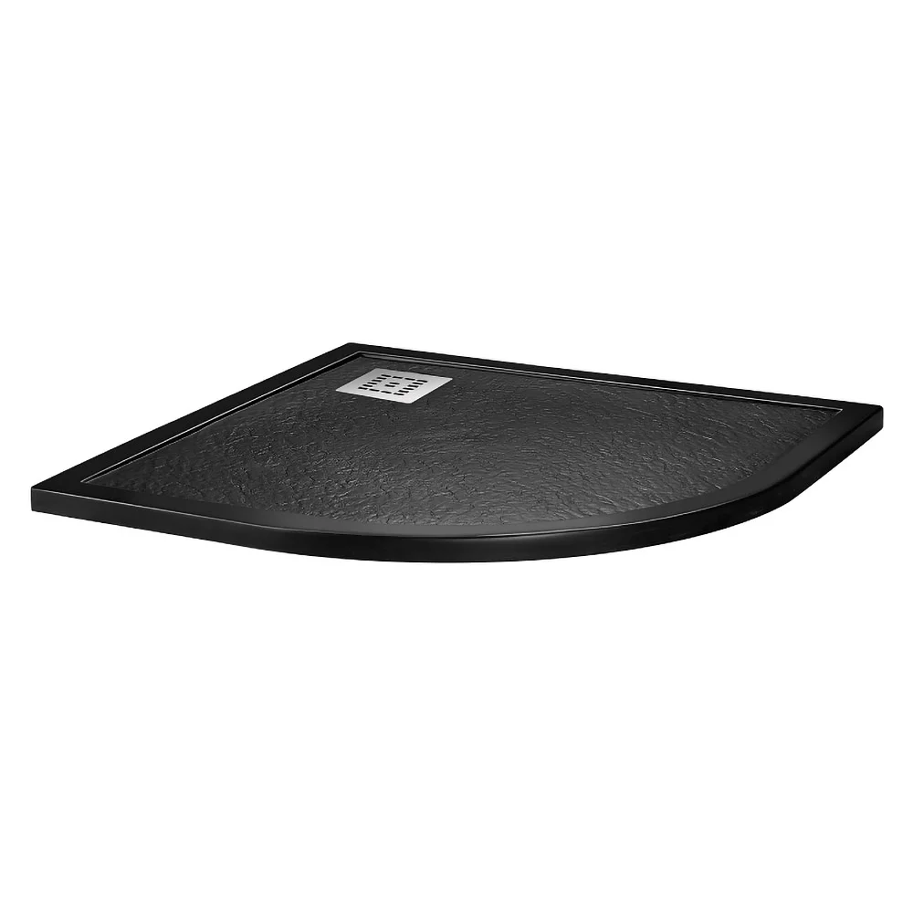 Приобрести belbagno душевой поддон 90х90 см, искусственный мрамор, сифонuno tray-mr-uno-r-90-550-35-nero-cr