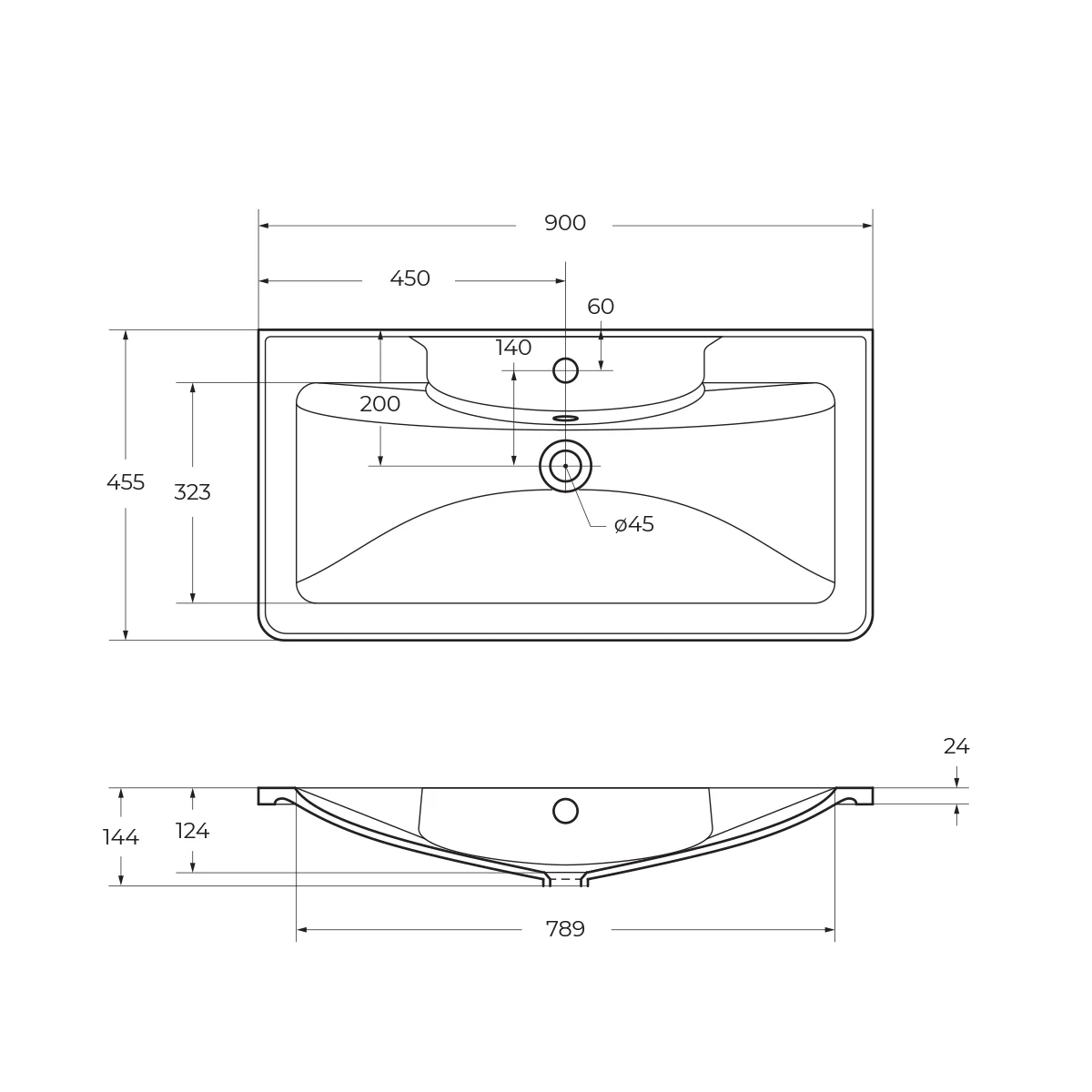Приобрести belbagno тумба с раковиной albano 90 см, подвесная pino scania, белая раковина