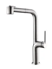 BelBagno Смеситель для кухни с выдвижной лейкой, сатин BB-LAM60-IN
