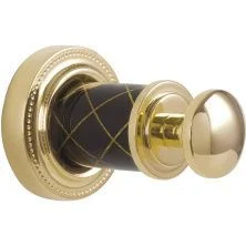 Boheme Крючок для ванной комнаты Murano, золото\коричневый 10906-CH-G