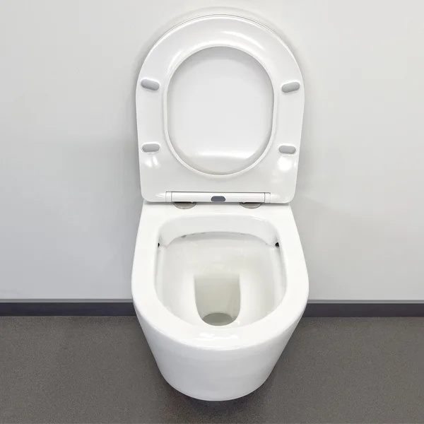 Приобрести comforty подвесной унитаз 105 безободковый, сиденье дюропласт softclose тонкое, быстросъёмное