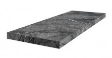 Ступень Coliseumgres Uffizi Floor Project Black 33х90см, черная, угловая, левая