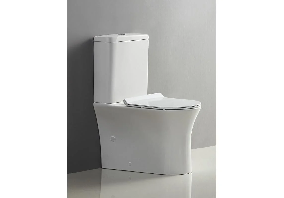 Приобрести унитаз-компакт безободковый belbagno ancona bb1224cpr-p