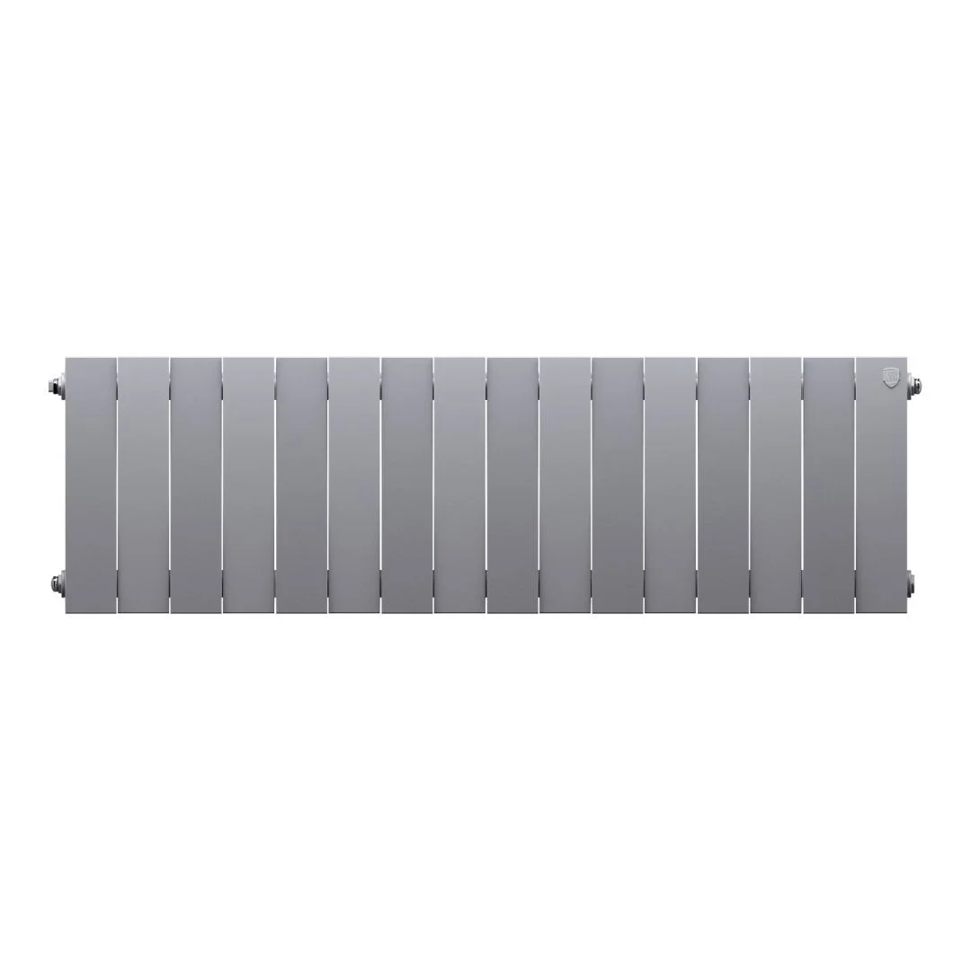 Приобрести royal thermo радиатор биметаллический pianoforte 300 /silver satin ( серебристый ) - 16 секц.