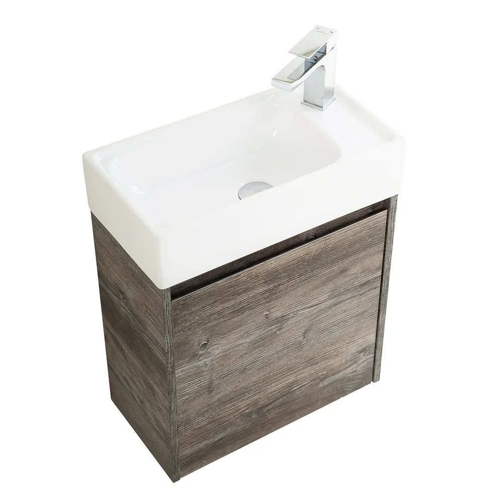 Приобрести belbagno тумба с раковиной kraft mini 50 см, подвесная pino pasadena правосторонняя, белая раковина