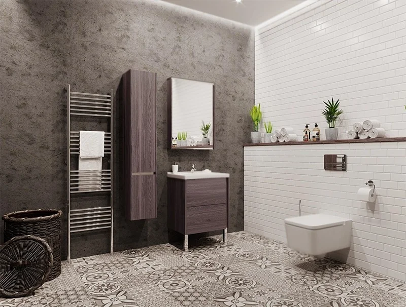 Приобрести тумба акватон стоун 60 см, грецкий орех