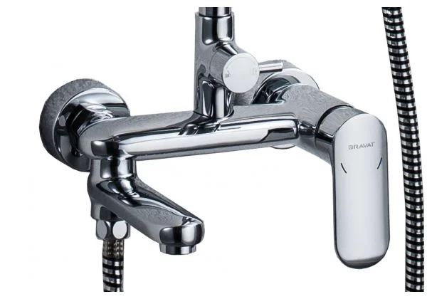 Приобрести душевая система bravat opal, хром f6125183cp-a3-rus