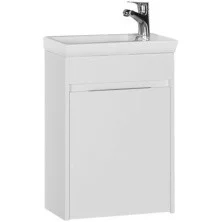 Aquanet Тумба с раковиной Дувр 45 см, см, белая