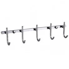 Gappo Крючок пятерной G201-5, хром, 20558