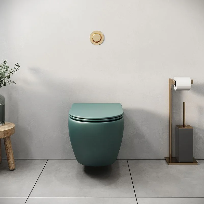 Приобрести grossman унитаз подвесной color с крышкой дюропласт, микролифт, зеленый gr-4455olms