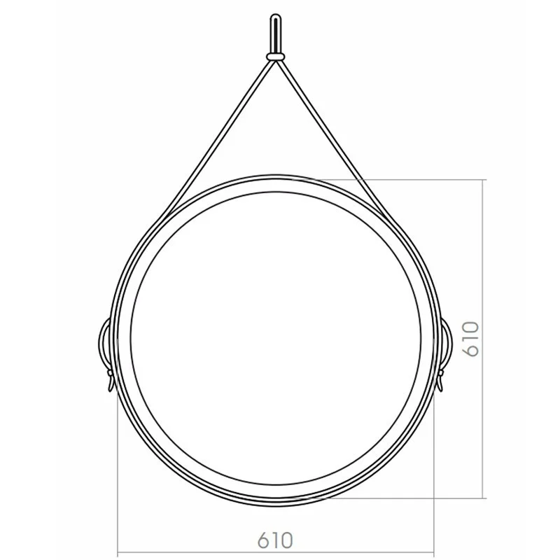 Приобрести azario зеркало капитан 61х61 см, коричневое, с подсветкой, сенсорный выключатель фр-00002247