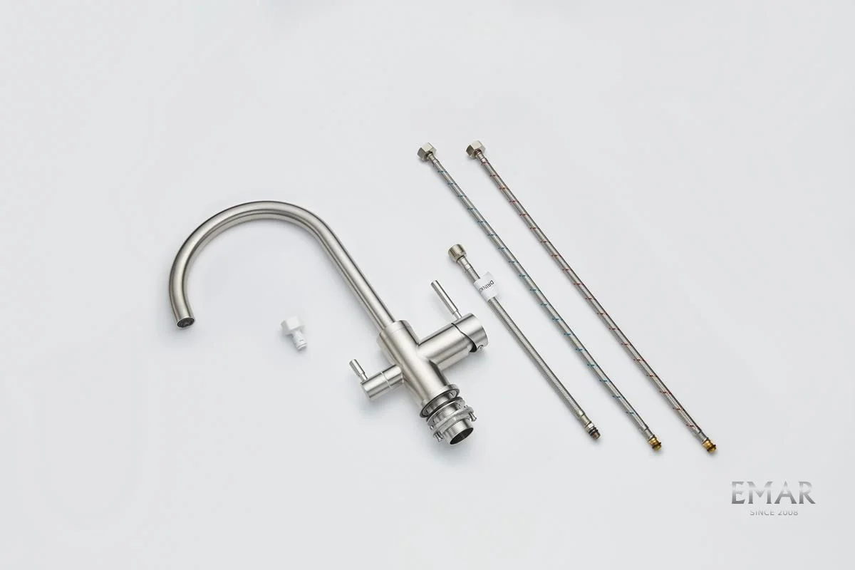 Приобрести emar смеситель для кухни, ситин ес - 3007 сатин