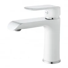 IDDIS Смеситель для раковины Calipso 159мм, белый\хром, CALSB00i01