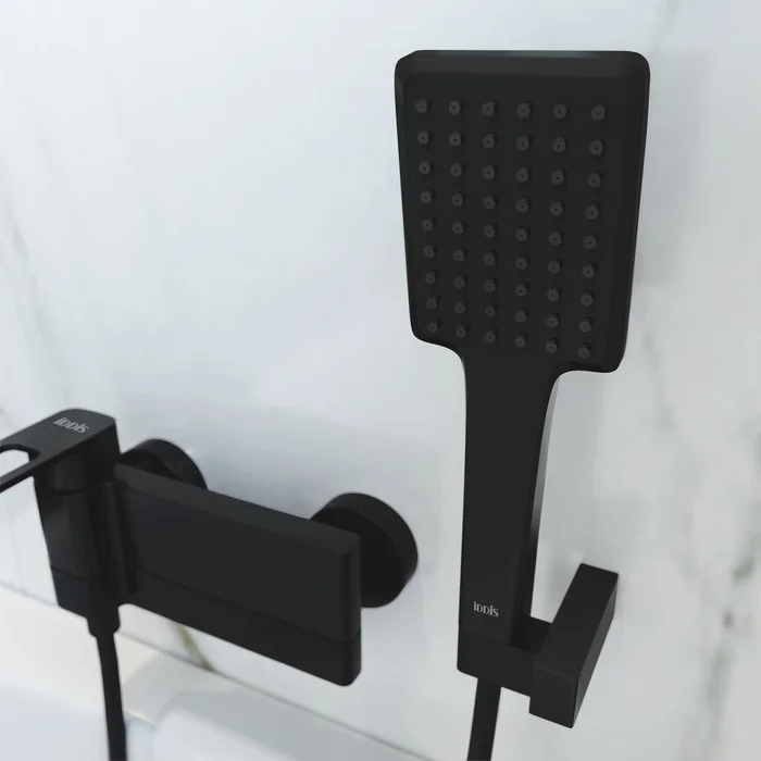 Приобрести iddis смеситель для ванны slide 217мм, черный матовый slibl00i02