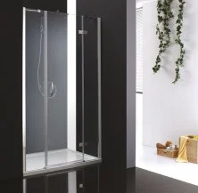 Cezares Душевая дверь BERGAMO 195 см, хром BBERGAMO-W-B-13-100+60/40-C-Cr-R