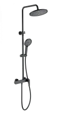Душевая система WONZON & WOGHAND, Черный матовый (WW-B3517-MB)