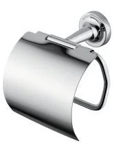 Держатель для туалетной бумаги с крышкой WONZON & WOGHAND SIMPLE, Хром (WW-6526)
