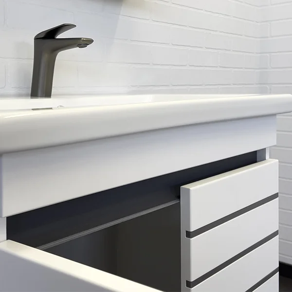 Приобрести сomforty тумба с раковиной "нарва-70-2" белый матовый