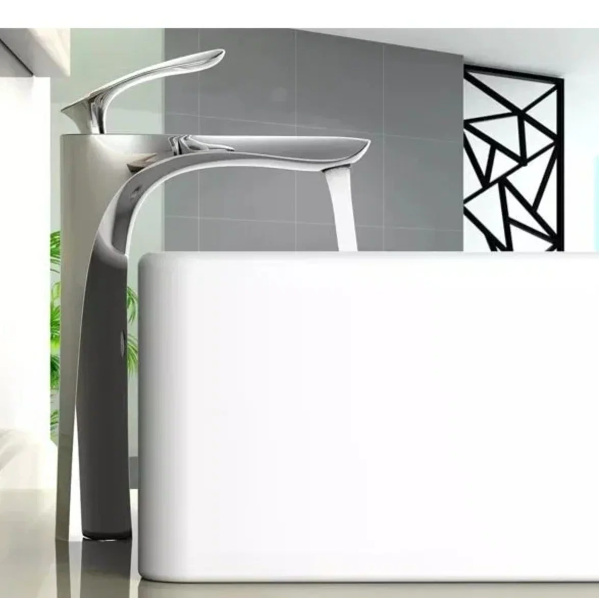 Приобрести grocenberg смеситель для раковины, высокий, хром gb3001cr