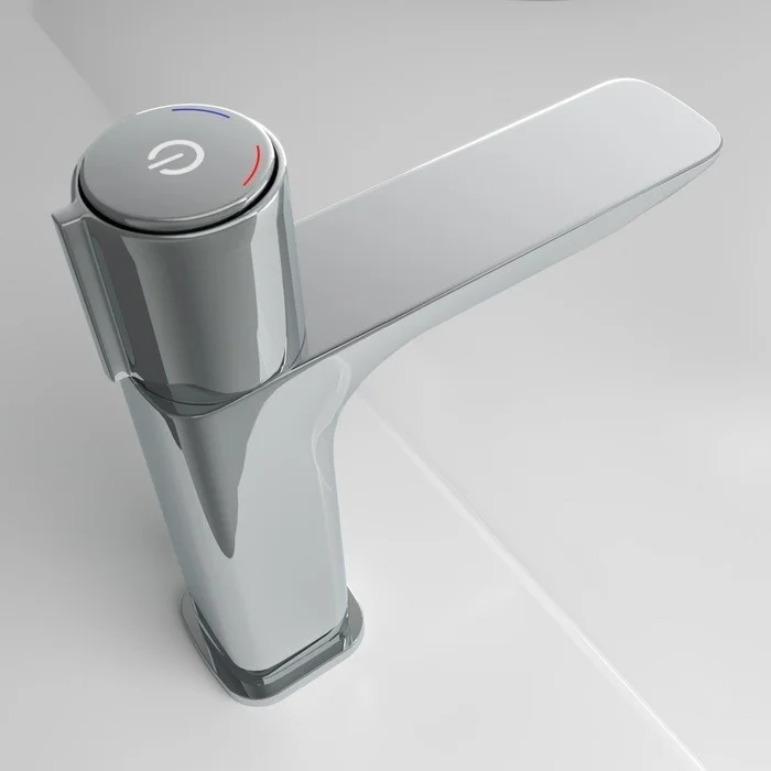 Приобрести iddis смеситель для раковины slide push control 182мм, хром slisbbti01