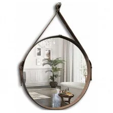 AZARIO зеркало Капитан D610 бесконтактный сенсор, коричн кожа